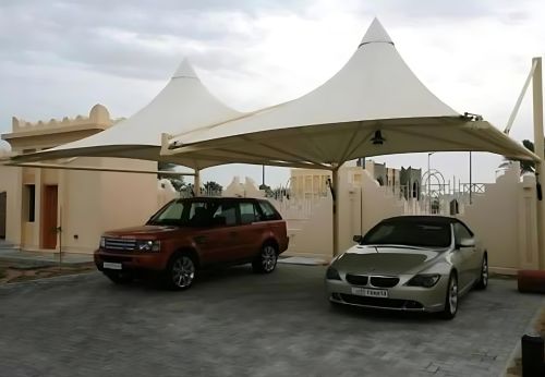 Vehicle Parking Tensile Structure